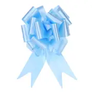 20pcs 6 Inch Large Pull Bow Gift Wrapping Ribbon Light Blue for Christmas Bow