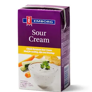 《AJ歐美食鋪》限冷藏 德國 Frischli 酸奶 酸奶油 1L 酸奶 Sour Cream