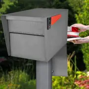 7525V Mail Manager Street Safe Locking Security Mailbox, Granite