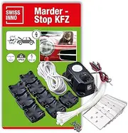 SWISSINNO Marten Stop for car - Protection with high voltage plates and Strong ultrasonic vibrations - easy installation - effective