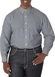 [IZOD] Men's Premium Essential Check Long Sleeve Shirt (Big & Tall and Slim)