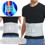 Lumbar Lower Back Support Brace Pain Relief Waist Trimmer Posture Orthosis Belt
