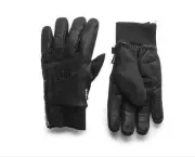 NWT HOWL MENS LNP GLOVES $89 XL black goatskin leather nylon cuff hipora