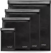 4-Pack Faraday Bags for Laptops and Phones - RFID Signal Blocker, Waterproof, Fi