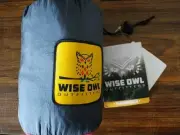 Wise Owl Outfitters Camping Portable Hammock Tree Straps Double Black & Gray