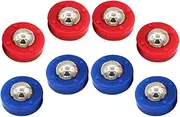 Outanaya Set of 8 Shuffleboard Rolling Beads for Game Replacement for Shuffleboard Table Compact Size