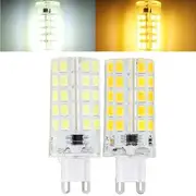 Dimmable G9 7W SMD 5730 LED Corn Light Bulb Replace Chandelier Lamp AC110/220V 110V WHITE