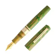 Esterbrook Model J Fountain Pen in Lotus Green Ebonite with Gold Trim - 1.1 Stub