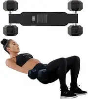 SEWD Hip Thrust Belt by – Use Any Weight to do Lunges, Glute Bridges, Dips and Booty Workouts – Easy to Set Up with Dumbbells for Hip Thrust, Reinforced Lightweight Dumbbell Belt for Home Gym