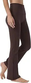 [Keolorn] Bootcut Yoga Pants for Women High Waist Workout Pants for Women Tummy Control Bootleg Work Pants Dress Pants