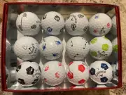 1 DOZEN RARE ~ UNIQUE Callaway Chrome Soft TRUVIS Mix 12 Golf Balls - NEW ~ L179