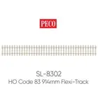 PECO SL-8302 HO Concrete Tie Sleeper Railroad 914mm Yard Length Flexi-Track