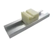 White Nylon Guide Block with "C" Channel Bracket Sliding Slide Gate PICKUP