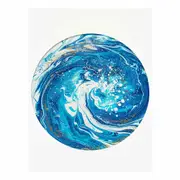 Blue Earth Canvas Print