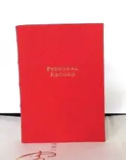 Personal Record: A Lifetime Memoir Heirloom Quality Journal Graphic Image $79