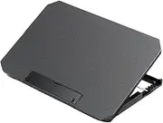 aptop Cooling Tray Large Size for 12-17 Inch Notebook Two USB Laptop Cooling Pads Wind Speed Adjustable Silent Laptop Cooler Stand Laptop Cooler(Black)
