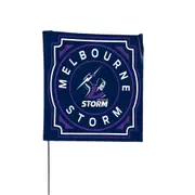 Melbourne Storm NRL Square Game Day Flag * On a pole