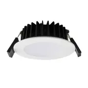 30 Pack x CROWN 13W Tri Colour LED Dimmable Downlight 90-95mm Cut Out- Flat Face