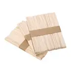 150Pcs Craft Sticks 6" x 0.39" Ice Cream Sticks Wooden Wax Sticks for Craft