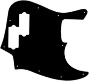 WD Custom Pickguard For Fender Reggie Hamilton Jazz Bass #03P Black/Parchment...