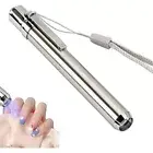 Light Stainless Steel UV Nail Dryer Flashlight Torch Nail Lamp UV LED Torches