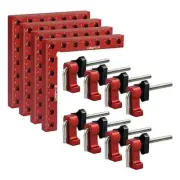 90 Degree Positioning Squares Right Angle Clamps 5.5 X 5.5Aluminum Alloy Wood