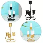 Wrought Iron Candelabra Candle Holders Modern Style Metal Candle Stands