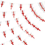 10 Metres England Flag Bunting EURO Rugby Sports Football Cricket Events Banner