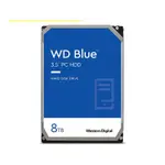 WD 藍標 8TB 3.5吋SATA硬碟 WD80EAAZ