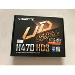 技嘉 GIGABYTE H470 HD3 支援 LGA1200 插槽- 支援10-11代處理器 保固中