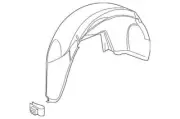 Genuine GM 2008-2017 Buick Enclave Rear Left Side Wheelhouse Liner Nut 22782467
