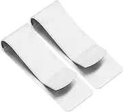 [Yardenfun] Practical Metal Money Clip 2 Pack Stainless Steel Holder Cash Clip for Wallet Compact and Sturdy
