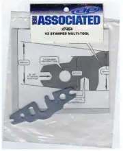 Vintage RC Car Team Associated 7494 V2 Stamped Multi-Tool Shocks Turnbuckles NIB