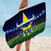 NRL New Nth Qld Cowboys Rugby League Beach / Bath Towel