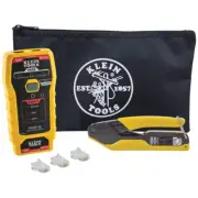 Klein Tools Cable Installation Tool Set Pass-Thru Cable Tester Kit Components