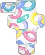 Reusable Baby Changing pad with Tissue Pocket Diaper mat Changing pad with Built-in Pillow