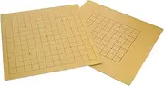 KOMBIUDA 2pcs Wooden Go Chessboard Portable Folding Chess Board for Boys and Girls Go Game Board Educational Chessboard Pattern