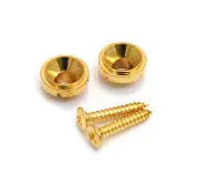 (2) Gold Vintage Style Round Guitar String Guides/Trees for Tele® AP-0730-002