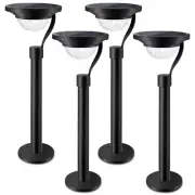 Twinkle Star 50 Lumens Solar Outdoor Lights 4 Pack Waterproof Solar Pathway L...