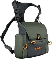 SPIKA Camo Hunting Chest Pack Front Pouch Bino Backpack Adjustable Vest Bags