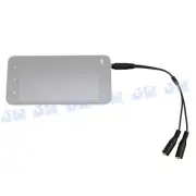 JJC Cable Adapter 3.5mm TRRS Jack Cellphone to Microphone & Headphone Convertor