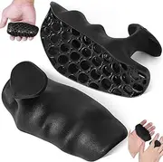 WOULDWIN Anti-Slip Workout Grips - Ergonomic Rubber Hand Protector Gloves for Weight Lifting, Pull-Ups, Gym Training and Exercise, Men and Women