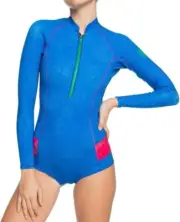 ROXY Women's 1mm POP SURF Bikini Cheeky LS Spring Suit - XBBM - Size 8 - NWT