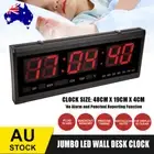 Digital LED Calendar Wall Clock Large Jumbo Display Desk Clock with Temperature