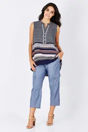 Tencel Cargo Pant--THRE-30359