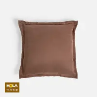 在飛比找momo購物網優惠-【HOLA】素色舒綿雙針抱枕50X50CM-紅棕