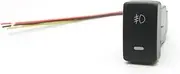 RHVRUMPAC Car Radar Front Fog Lights Car Monitoring Steering Wheel Heating Switch Button Fit for Honda Civic 12-14 CRV 07-16 Accord 08-13(Front Fog Light)