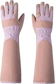 Garden Gloves for Women Thorn Proof,Anti-Scratch Gardening Gloves Hand Protector | Wear-Resistant Garden Tools Yard Work Mitten for Pruning Planting Landscaping
