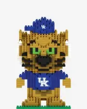 FOCO BRXLZ NCAA Scratch Kentucky Wildcats Scratch Team Mascot 3-D Toy