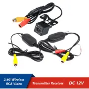 Car Rear View Reverse LED Camera 2.4G RCA Video Wireless Transmitter Receiver (for: Subaru)